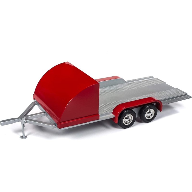 Four wheels open trailer