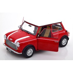 Mini Cooper left hand drive  red/white 1:12