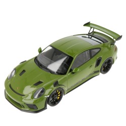 Porsche 991.2 GT3 RS 2019 green - Weissach package - black wheels - stripping