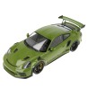 Porsche 991.2 GT3 RS 2019 verte - Weissach package - jantes noires - stripping