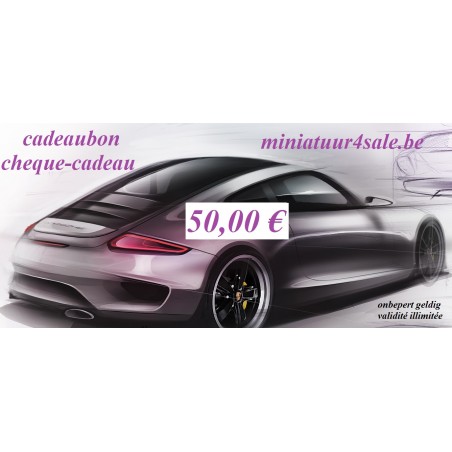 Cadeaubon 50,00 €