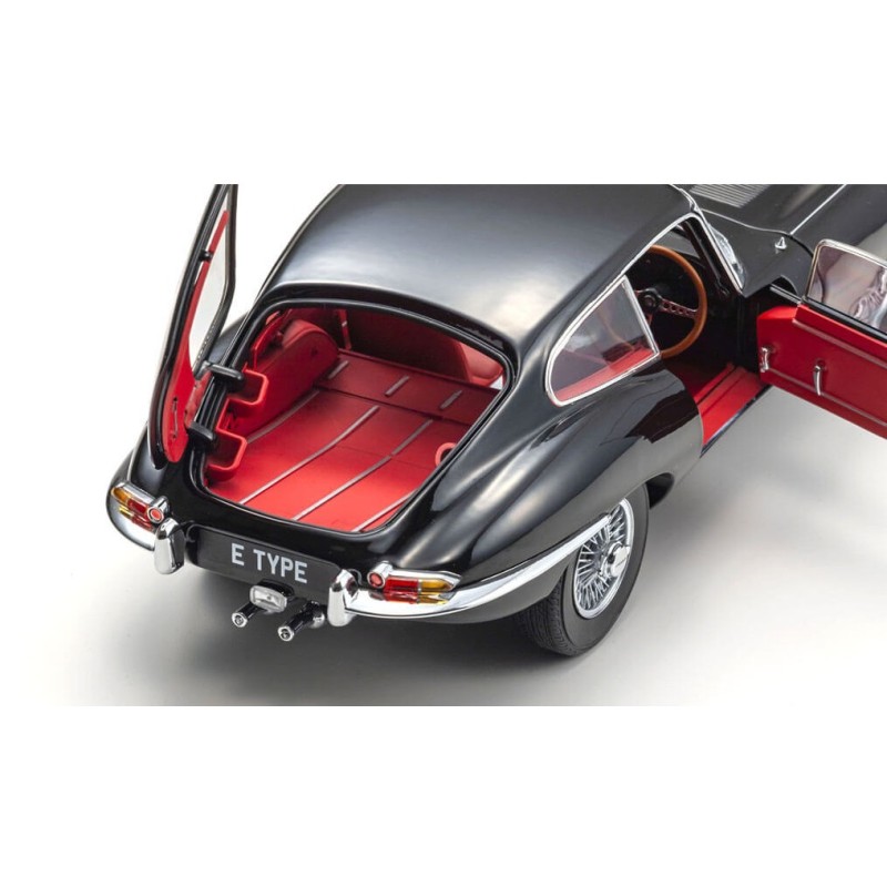 Miniature Kyosho Jaguar E-Type Coupé MK1 RHD 1961 - Blanche - Échelle 1:18 - NEUVE