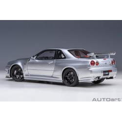 Nissan Skyline GT-R (R34) Z-tune (silver) black rims