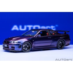 Nissan Skyline GT-R (R34) Z-tune (Midnight Purple) black rims