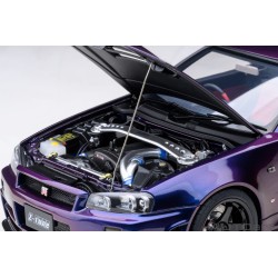 Nissan Skyline GT-R (R34) Z-tune (Midnight Purple) jantes noires