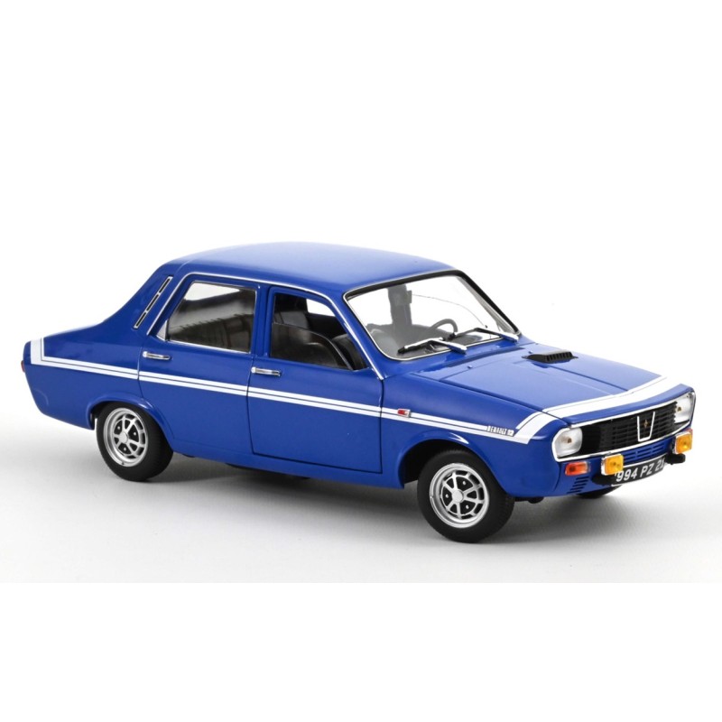 norev 185248  renault 12 gordini 1971 bleu de france norev sans pare-chocs