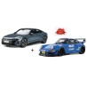 Audi E-TRON GT 2021 (Kemora grey) + Porsche RWB 911 bodykit (Osho blue)