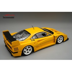 Ferrari F40 LM 1996  Press version  (Yellow Modena with white weels)  + show case