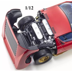 Lamborghini Miura P 400 1968 (red / gold + blue interior) 1/12