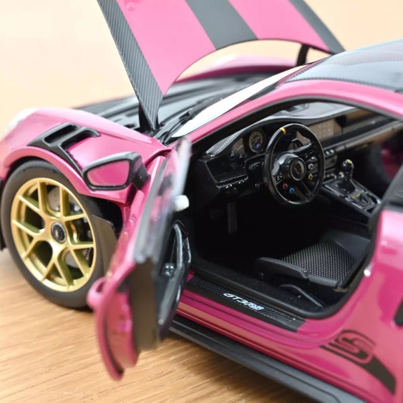 【ゆあ】8番10番 187370 porsche gt3 rs weissach pack ruby star norev