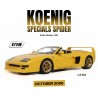 GT581 Koenig Specials Spider 1987 Giallo Modena