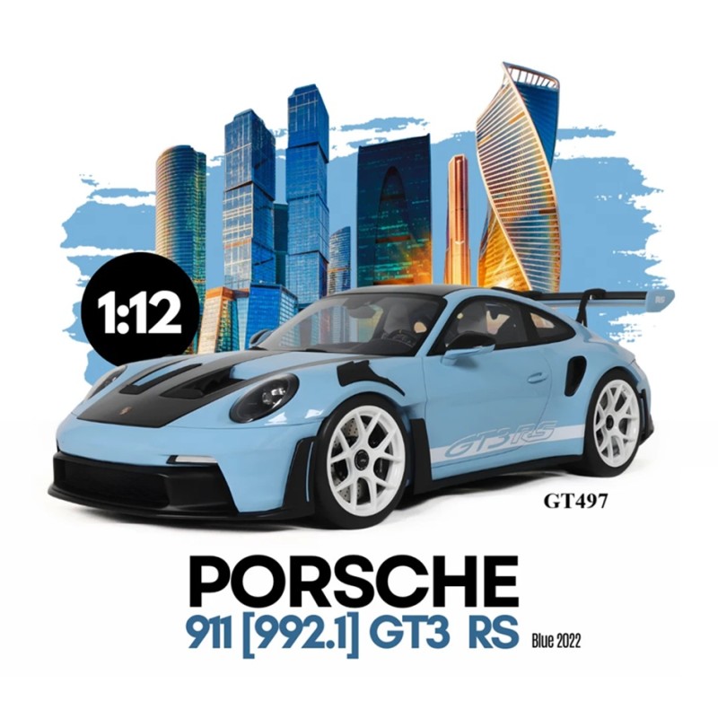 GT497 Porsche 992 GT3 RS blue