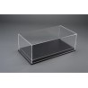 vitrine Atlantic Case Mulhouse met lederen voet