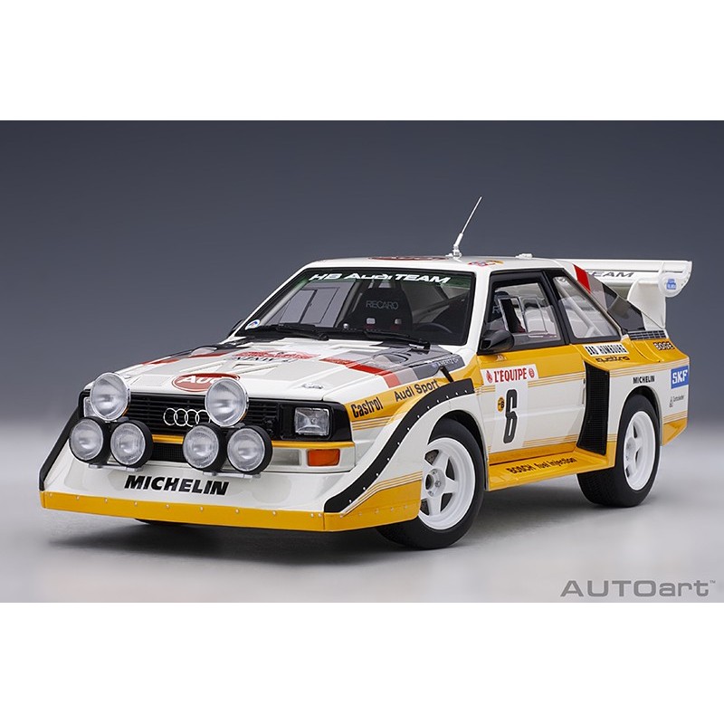 Audi Quattro S1 No. 6 Rally Monte Carlo 1986 (H.Mikkola - A.Hertz)