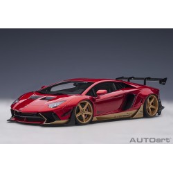 Liberty Walk LB-Works Lamborghini Aventador hyper red Autoart 79182