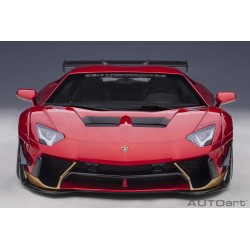 Liberty Walk LB-Works Lamborghini Aventador Limited Edition (Hyper rood met gouden accenten)