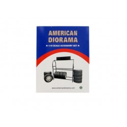 Metalen banden rek 1/18 American Diorama