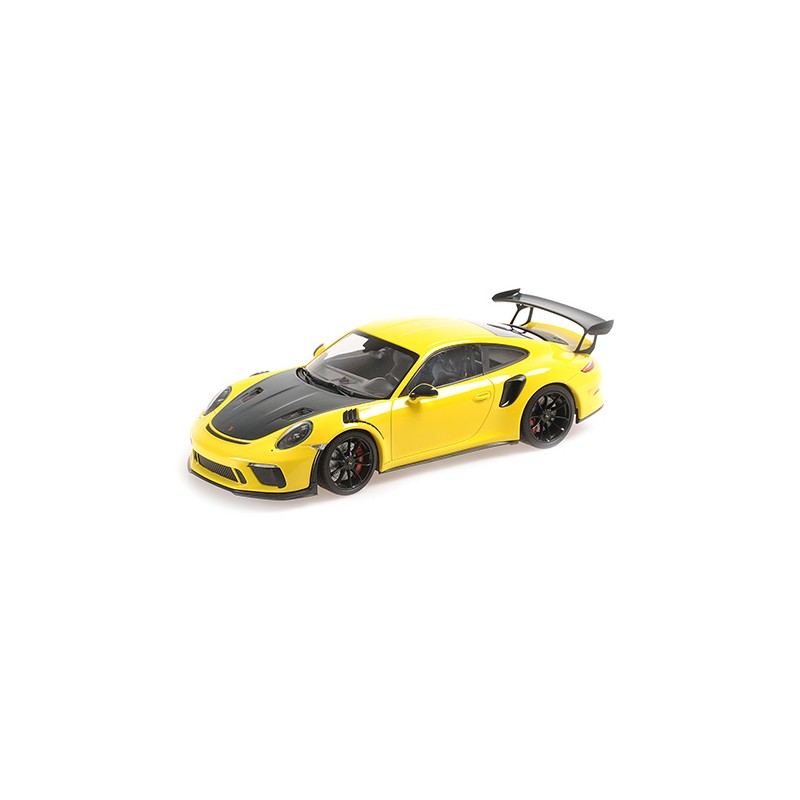 Porsche 991.2 GT3 RS 2019 jaune - jantes noires