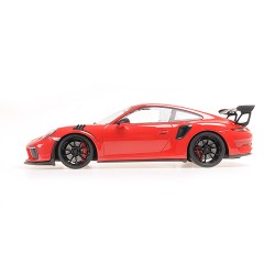 Porsche 991 GT3 RS 2019 rouge - Weissach package - jantes noires